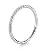 0.34-4 CTW Round Diamond Micro-Prong Full Eternity Band in Platinum Ring