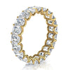 4.1mm Emerald-Cut 3.9 CWTDiamond Full Eternity Statement Ring in 14K Yellow Gold