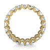 4.1mm Emerald-Cut 3.9 CWTDiamond Full Eternity Statement Ring in 14K Yellow Gold