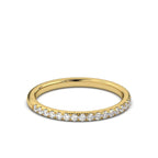 The Endless Ribbon: 0.46 CTW Petite Diamond Eternity Ring 14K-18K Gold/Platinum Band