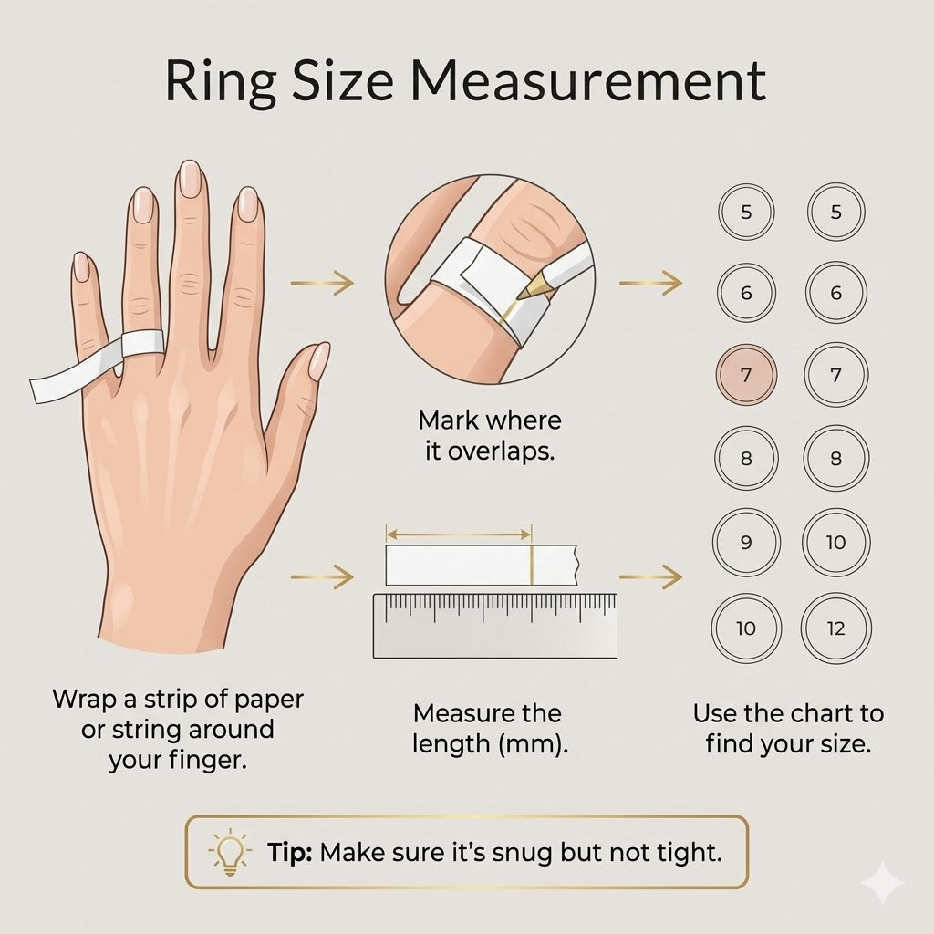 ring size measurement using paper