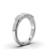 1 CT-10CT Emerald-Cut Lab Grown Diamond Wedding Band in Platinum