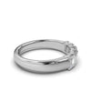1 CT-10CT Emerald-Cut Lab Grown Diamond Wedding Band in Platinum