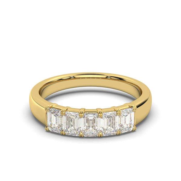 18K Yellow Gold Wedding Lab Grown Diamond Ring (1 ct. tw)