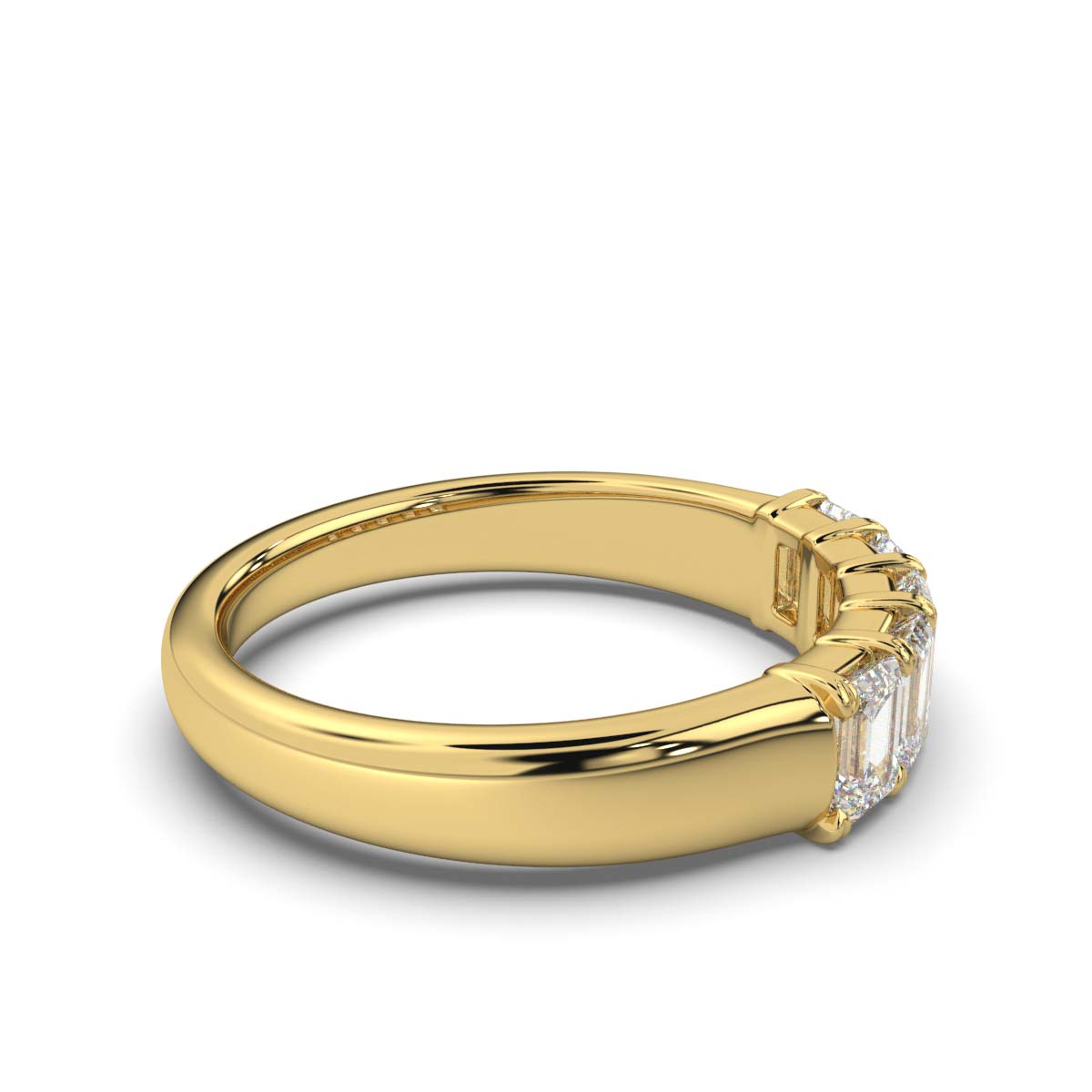 18K Yellow Gold Wedding Lab Grown Diamond Ring (1 ct. tw)