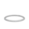 0.20-6 CTW Round Brilliant Cut Lab Grown Diamond Bubble Micro-Prong Stacking Band in Platinum