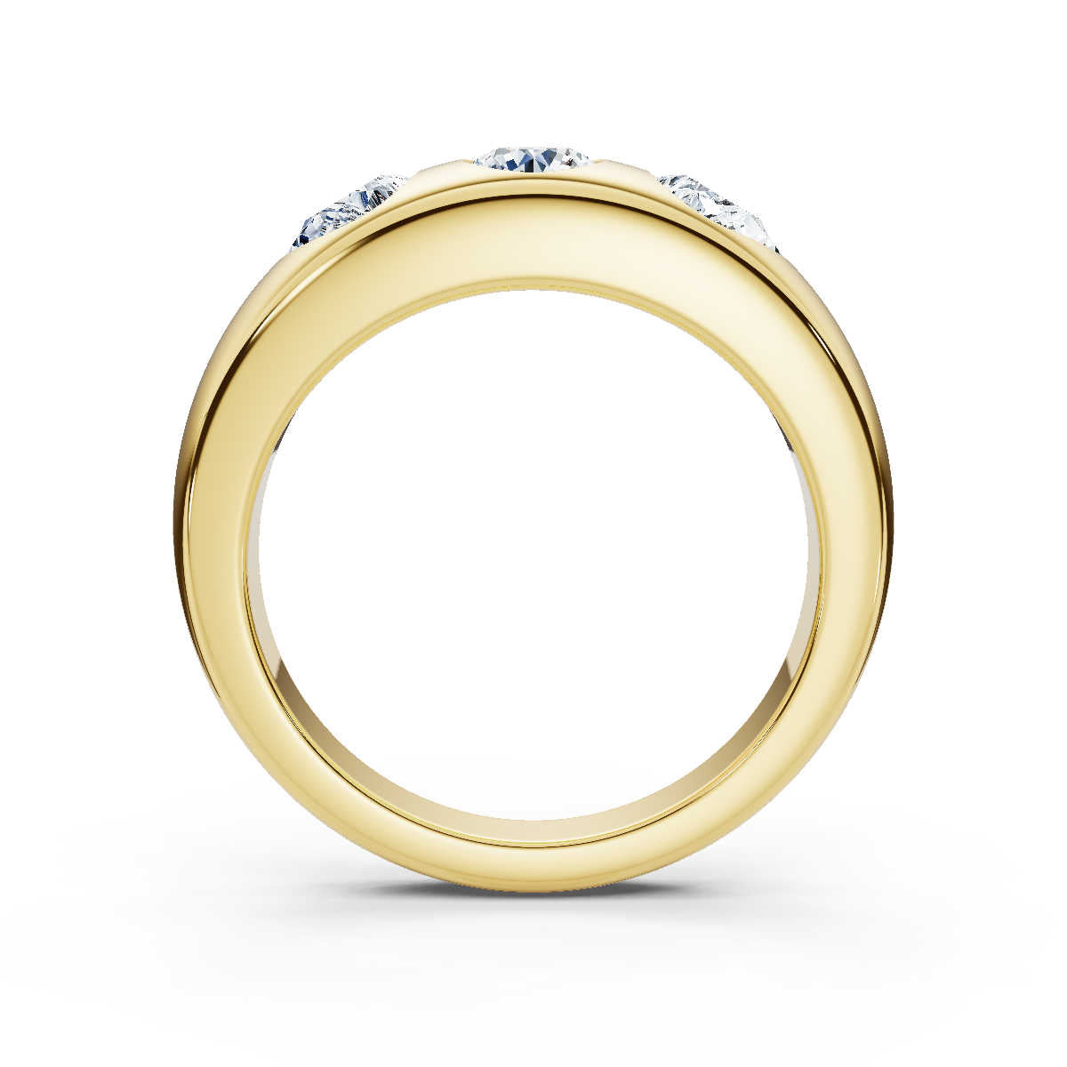 18K Yellow Gold Wedding Lab Grown Diamond Ring (1 ct. tw)