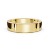 4.2mm Flat-Profile Tension-Set Diamond Solitaire Band in 14K Yellow Gold Ring