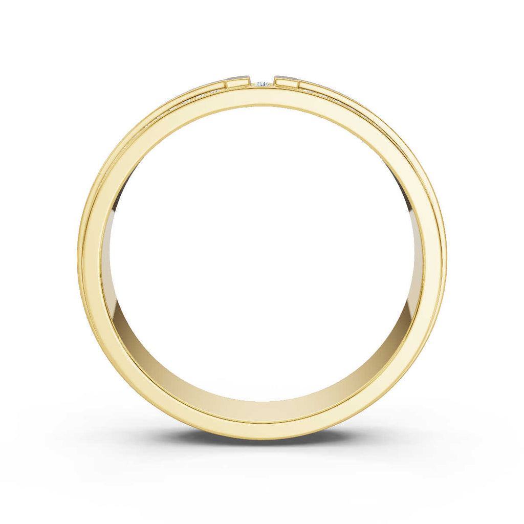 18K Yellow Gold Wedding Lab Grown Diamond Ring (3/4 ct. tw)