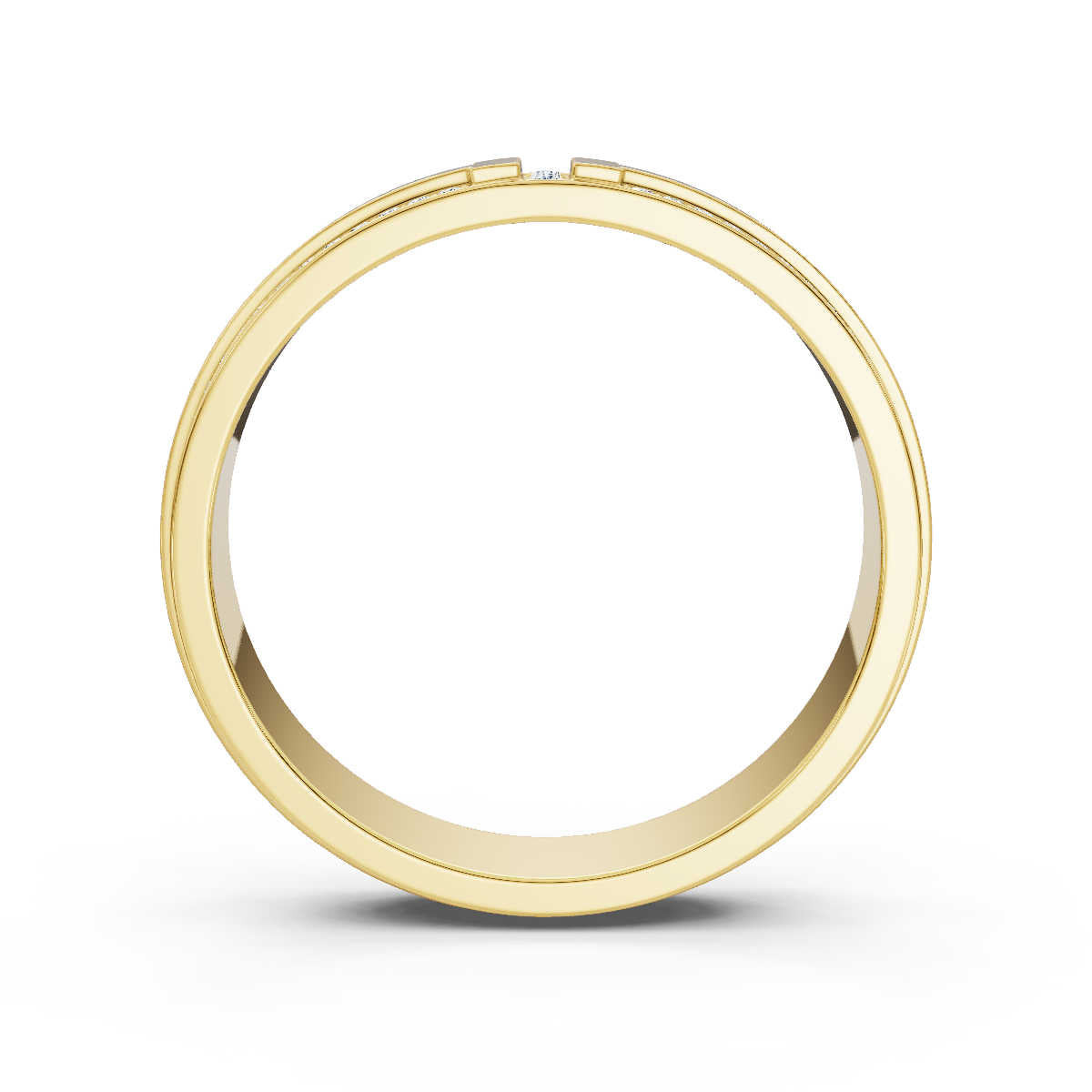 18K Yellow Gold Wedding Lab Grown Diamond Ring (3/4 ct. tw)