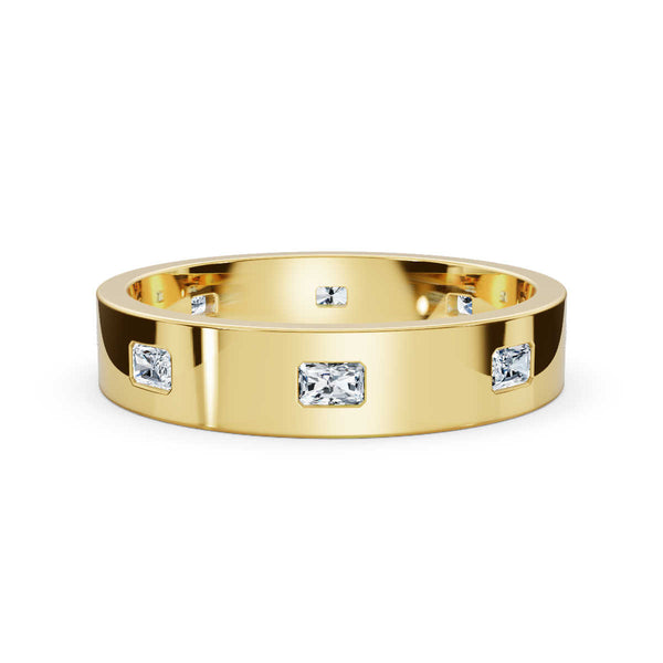 18K Yellow Gold Wedding Lab Grown Diamond Ring (1/2 ct. tw)