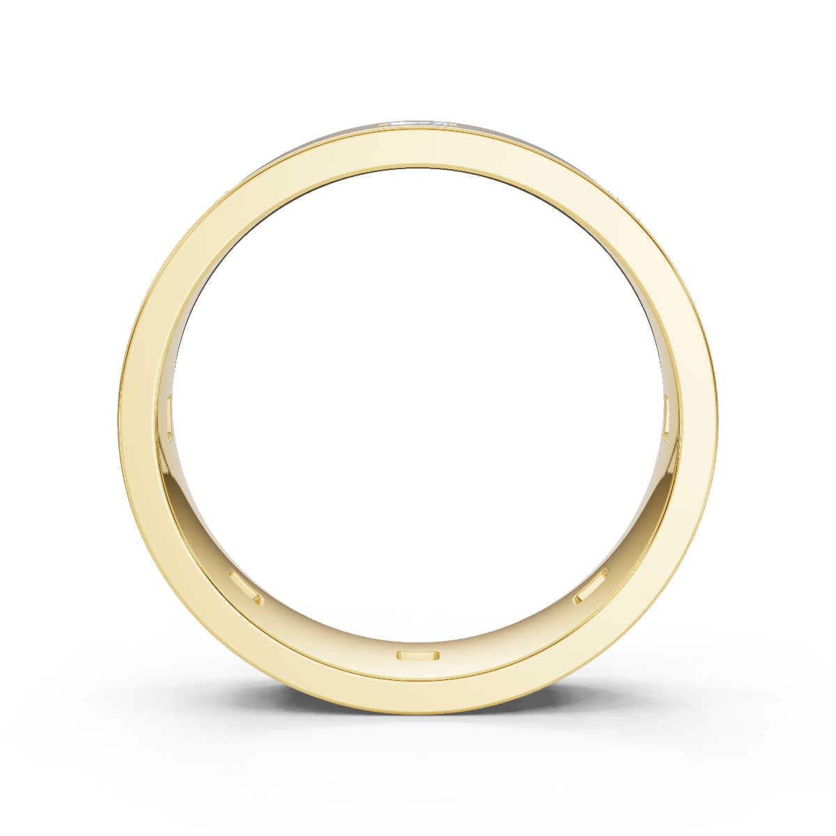 18K Yellow Gold Wedding Lab Grown Diamond Ring (1/2 ct. tw)