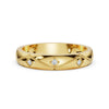 18K Yellow Gold Wedding Lab Grown Diamond Ring (1/10 ct. tw)