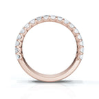 The Heritage Step: 1.62 CTW Emerald-Cut Diamond Eternity Ring 14K-18K Gold/Platinum