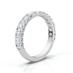 The Heritage Step: 1.62 CTW Emerald-Cut Diamond Eternity Ring 14K-18K Gold/Platinum