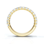 The Heritage Step: 1.62 CTW Emerald-Cut Diamond Eternity Ring 14K-18K Gold/Platinum