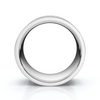 0.72 CTW Round Diamond Center Channel-Set Wedding Band in 14K White Gold (8mm) Ring