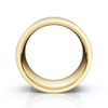 0.72 CTW Round Diamond Center Channel-Set Wedding Band in 14K Yellow Gold (8mm) Ring