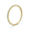 0.25-4.67 CTW Round Brilliant Cut Lab Grown Diamond Micro-Prong Eternity Band in 14K Yellow Gold
