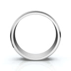 0.24-3 CTW Round Diamond Grooved Constellation Wedding Band in 14K White Gold Ring