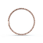 The Fleur Charm: 4.14 CTW Round Lab-Grown Diamond Repeating Blossom Bracelet Gold