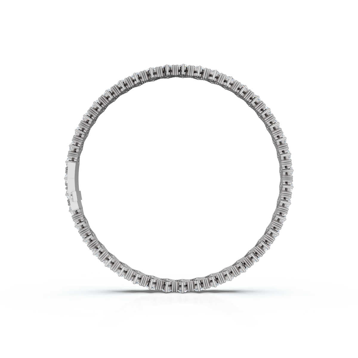 The Grand Horizon: 10.24 CTW Interlocking Double-Row Diamond Statement Bracelet 14K-18K Gold/Platinum