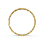 The Grand Horizon: 10.24 CTW Interlocking Double-Row Diamond Statement Bracelet 14K-18K Gold/Platinum
