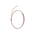 The Constellation Bar: 0.88 CTW Dual-Chain Lab-Grown Diamond Inline Bracelet Gold/Platinum
