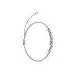 The Constellation Bar: 0.88 CTW Dual-Chain Lab-Grown Diamond Inline Bracelet Gold/Platinum
