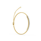 The Constellation Bar: 0.88 CTW Dual-Chain Lab-Grown Diamond Inline Bracelet Gold/Platinum