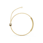 The Constellation Bar: 0.88 CTW Dual-Chain Lab-Grown Diamond Inline Bracelet Gold/Platinum