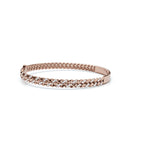 The Verona Plate: 0.75 CTW Round Lab-Grown Diamond Curb Link ID Bracelet 14K-18K Gold/Platinum