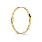 The Verona Plate: 0.75 CTW Round Lab-Grown Diamond Curb Link ID Bracelet 14K-18K Gold/Platinum
