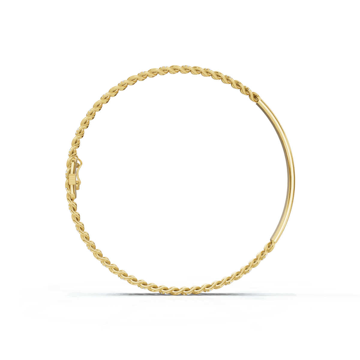 The Verona Plate: 0.75 CTW Round Lab-Grown Diamond Curb Link ID Bracelet 14K-18K Gold/Platinum