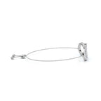 0.82 CTW Round Lab-Grown Diamond Interlocking Infinity Heart Adjustable Bracelet 14K-18K Gold/Platinum