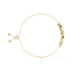 0.82 CTW Round Lab-Grown Diamond Interlocking Infinity Heart Adjustable Bracelet 14K-18K Gold/Platinum