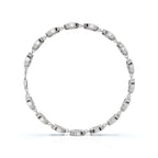 The Halo Carousel: 1.53 CTW Geometric Open-Disc Diamond Bracelet 14K-18K Gold/Platinum Band