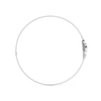 0.28 CTW Round Lab-Grown Diamond Open-Leaf Trio Chain Bracelet 14K-18K Gold/Platinum