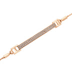 The Parallel Bar: 0.48 CTW Dual-Row Lab-Grown Diamond Adjustable Statement Bracelet 18K Gold
