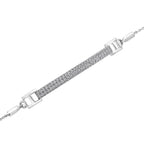 The Parallel Bar: 0.48 CTW Dual-Row Lab-Grown Diamond Adjustable Statement Bracelet 18K Gold