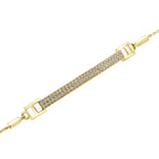 The Parallel Bar: 0.48 CTW Dual-Row Lab-Grown Diamond Adjustable Statement Bracelet 18K Gold