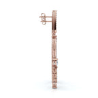 The Cluster Vine: 8.12 CTW Asymmetric Mixed-Cut Diamond Statement Chandelier Earrings 14K-18K Gold/Platinum