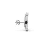 The Flutter Statement: 1.06 CTW Dimensional Lab-Grown Diamond Butterfly Studs Gold/Platinum