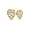 14K Yellow Gold Stud Lab Grown Diamond Earring (1 1/10 ct. tw)