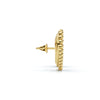 14K Yellow Gold Stud Lab Grown Diamond Earring (1 1/10 ct. tw)