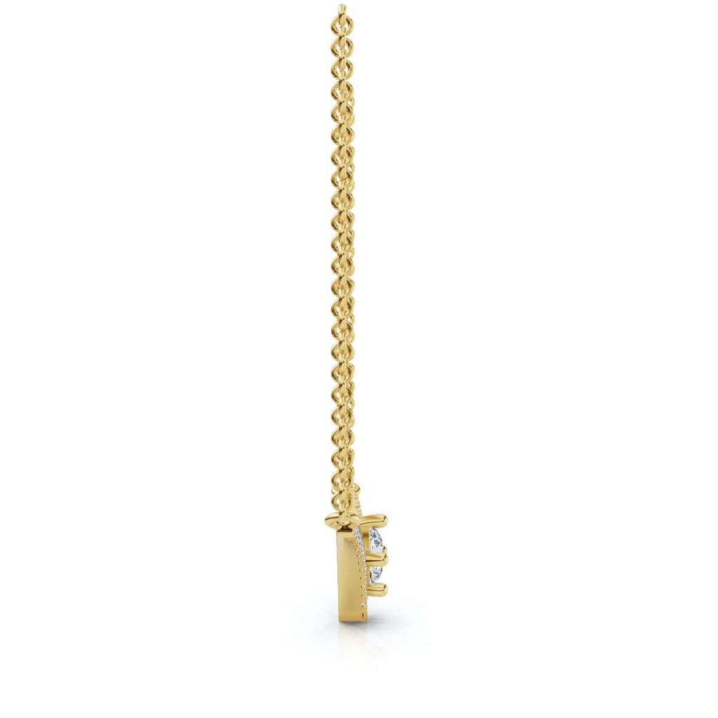 The Grand Mosaic: 2.12 CTW Multi-Stone Pavé Halo Statement Huggies 14K-18K Gold/Platinum