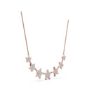 0.64 CTW Round Lab-Grown Diamond Multi-Star Constellation Statement Necklace 14K-18K Gold/Platinum