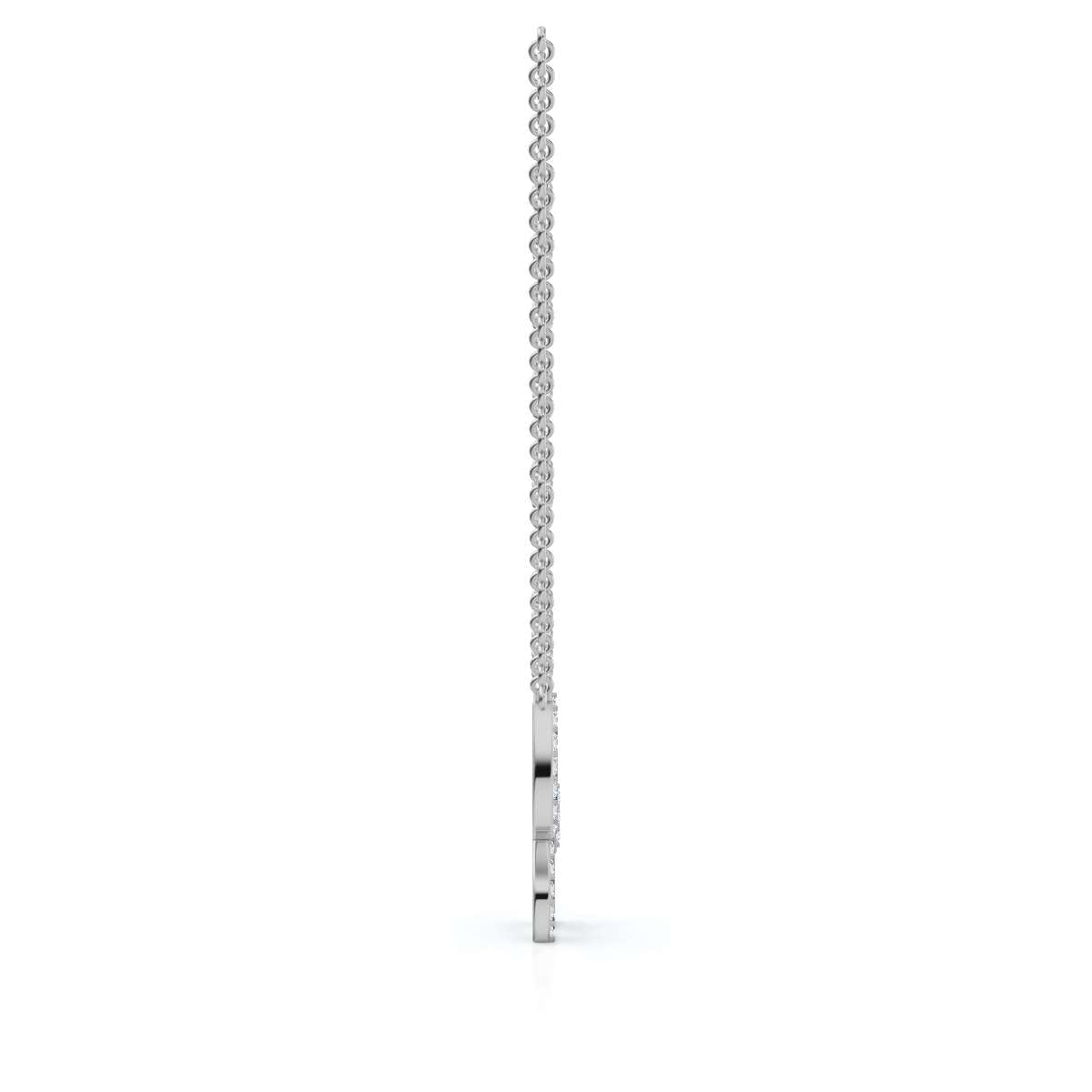 0.77 CTW Round Lab-Grown Diamond Open Wing Butterfly Pendant Necklace 14K-18K Gold/Platinum