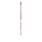 The Luna Grace: 0.50 CTW Graduated Diamond Pavé Crescent 14K-18K Gold/Platinum Necklace