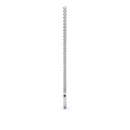 The Luna Grace: 0.50 CTW Graduated Diamond Pavé Crescent 14K-18K Gold/Platinum Necklace